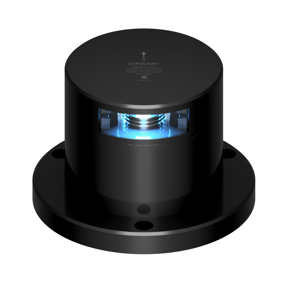 3 nm 90° blue follow-me (blk), hor mnt 3 nm 90° blue follow-me (blk), hor mnt